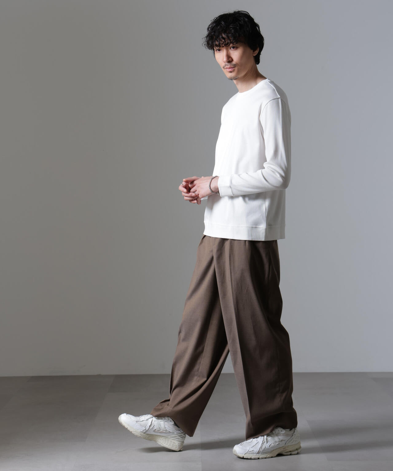 ｢FORMAL JERSEY｣クルーネックカットソー長袖