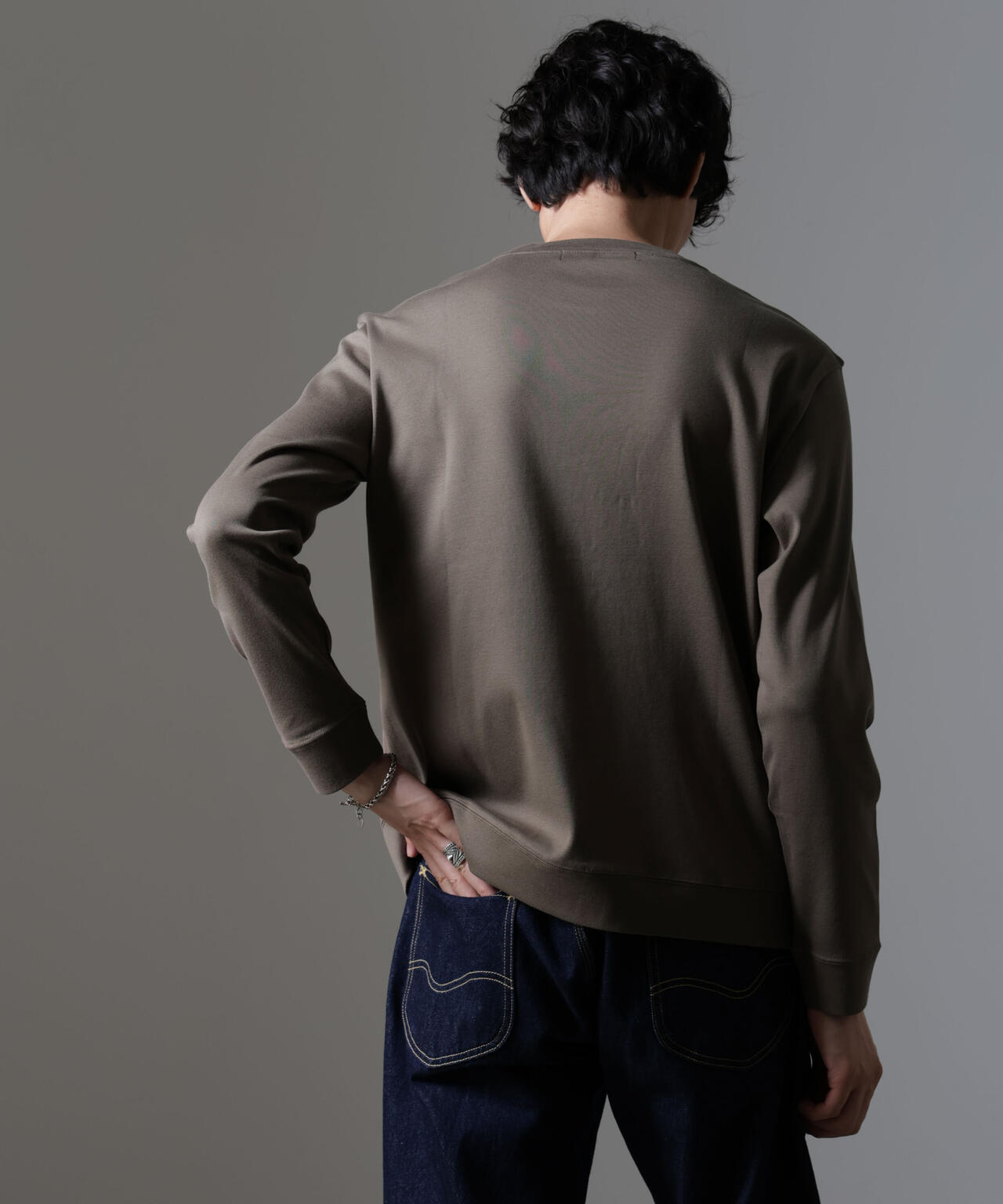 ｢FORMAL JERSEY｣クルーネックカットソー長袖