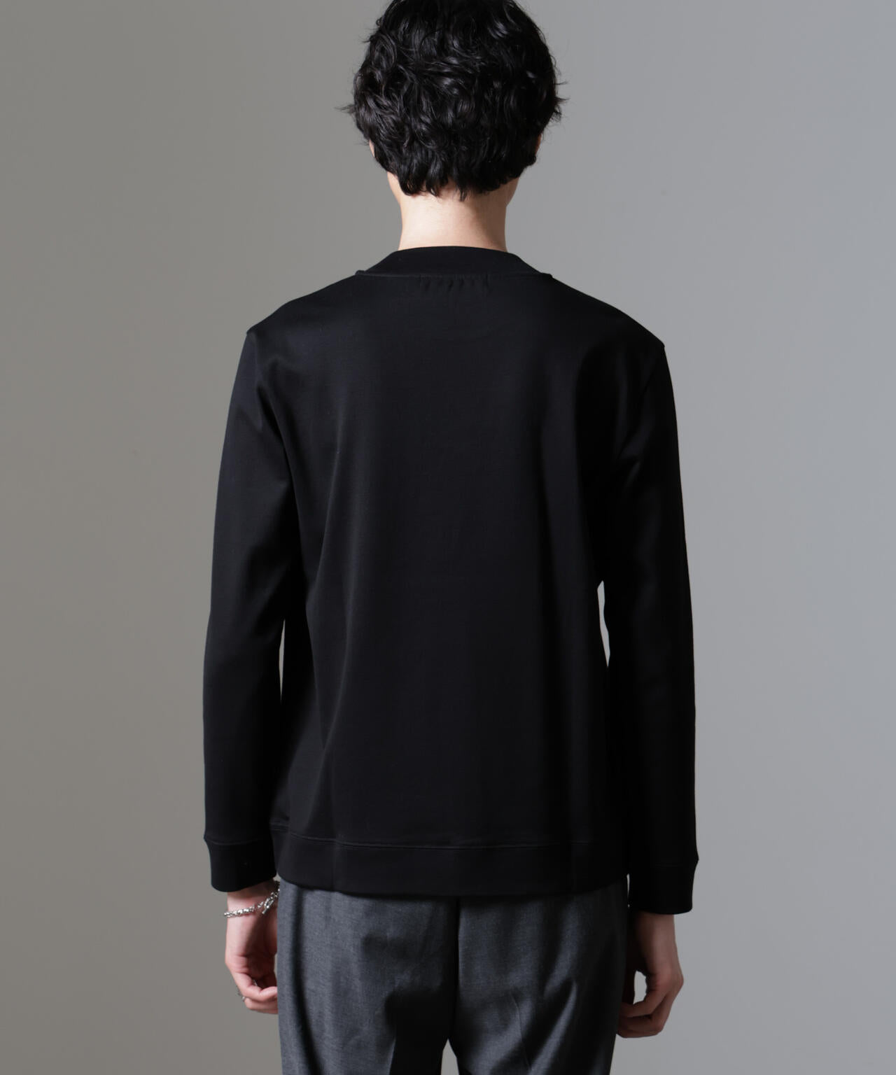 ｢FORMAL JERSEY｣モックネックカットソー長袖