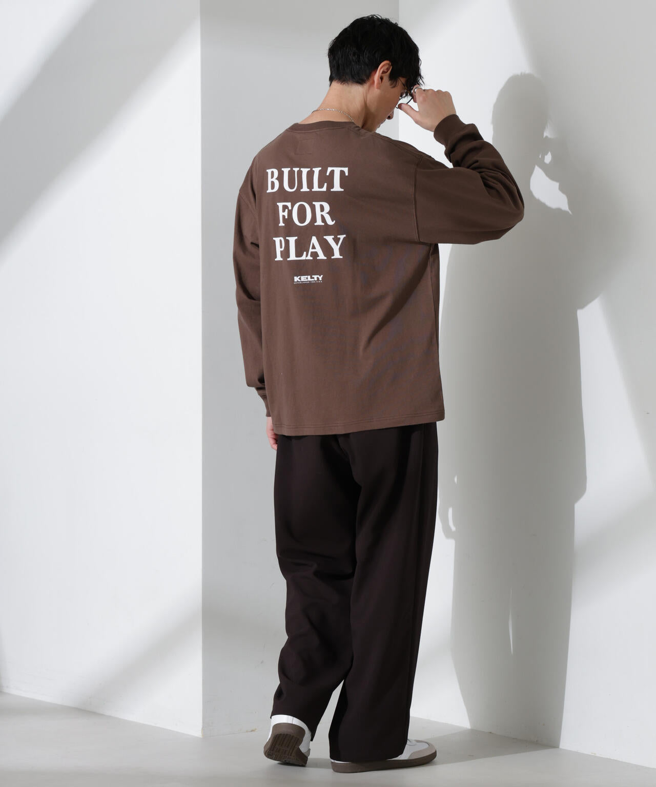 「KELTY×NANO universe」USAコットン天竺Tシャツ長袖