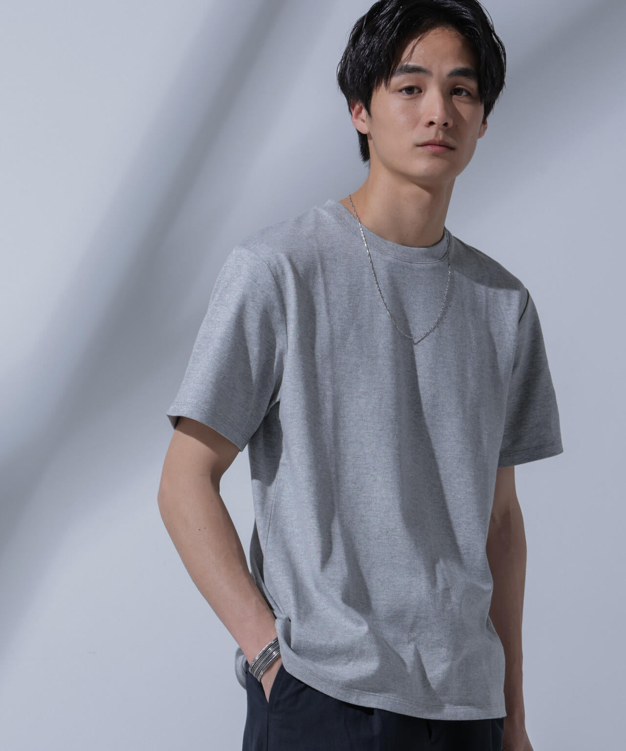 <追加生産>Anti Soaked(R) 汗染み防止 クルーネックTシャツ