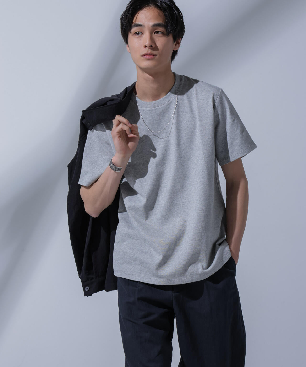 <追加生産>Anti Soaked(R) 汗染み防止 クルーネックTシャツ