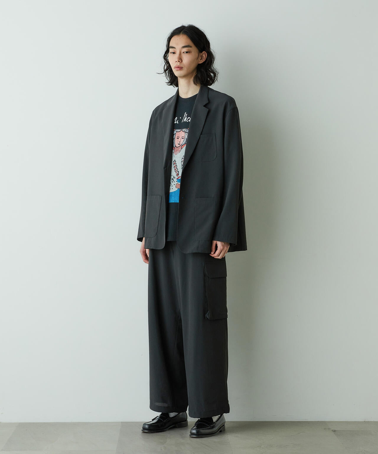 「HOTEL PALACE」オテルパラス 2つボタンアスレチックテックジャケット