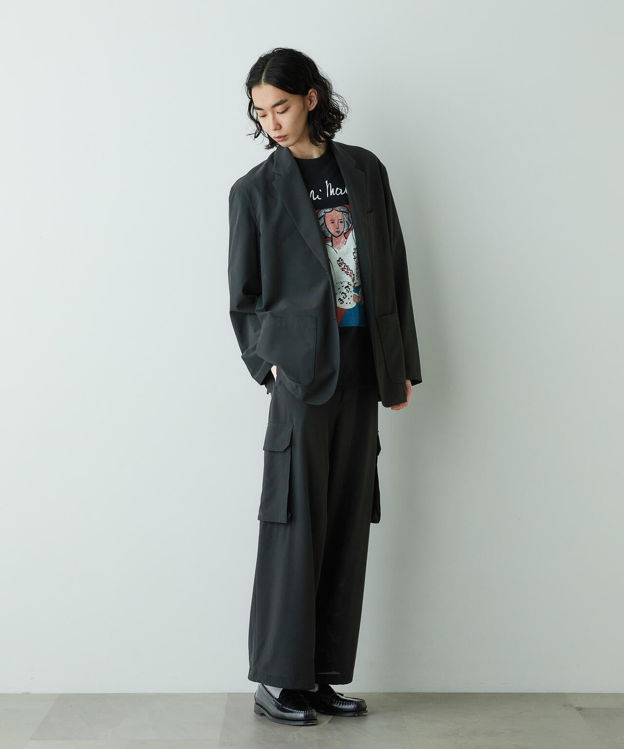 「HOTEL PALACE」オテルパラス 2つボタンアスレチックテックジャケット