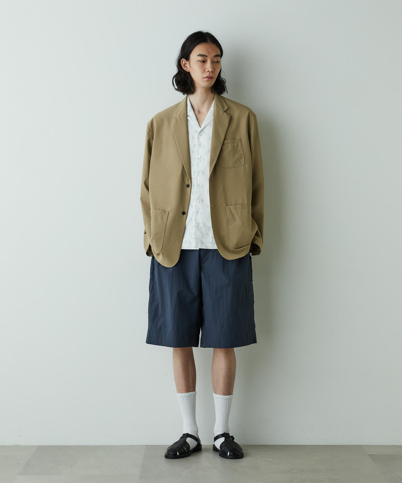 「HOTEL PALACE」オテルパラス 2つボタンアスレチックテックジャケット