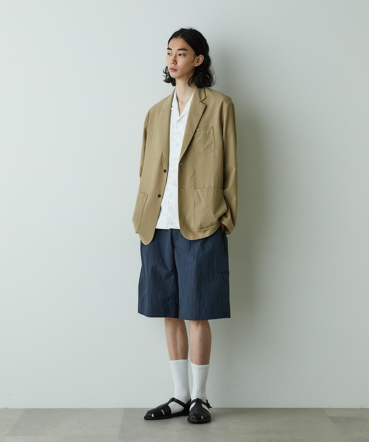 「HOTEL PALACE」オテルパラス 2つボタンアスレチックテックジャケット
