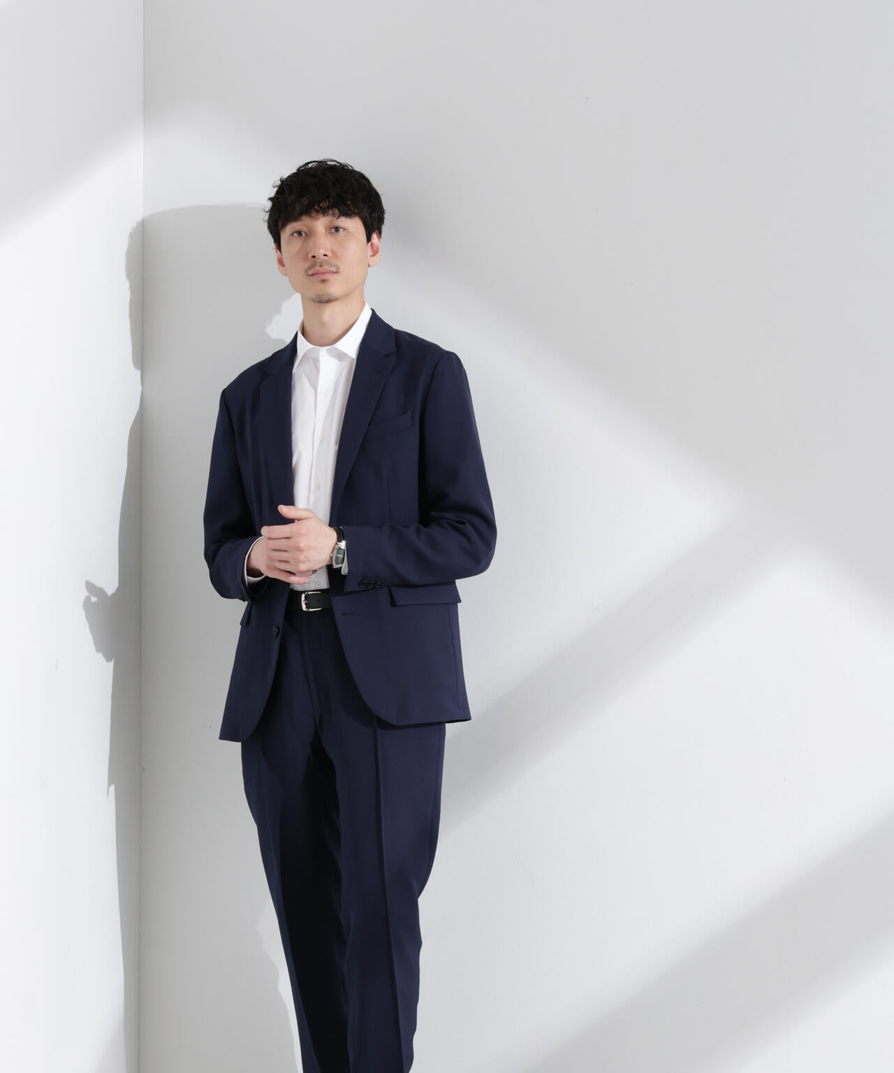 「N JACKET PREMIUM」強撚ピケストレッチジャケット(セットアップ可)