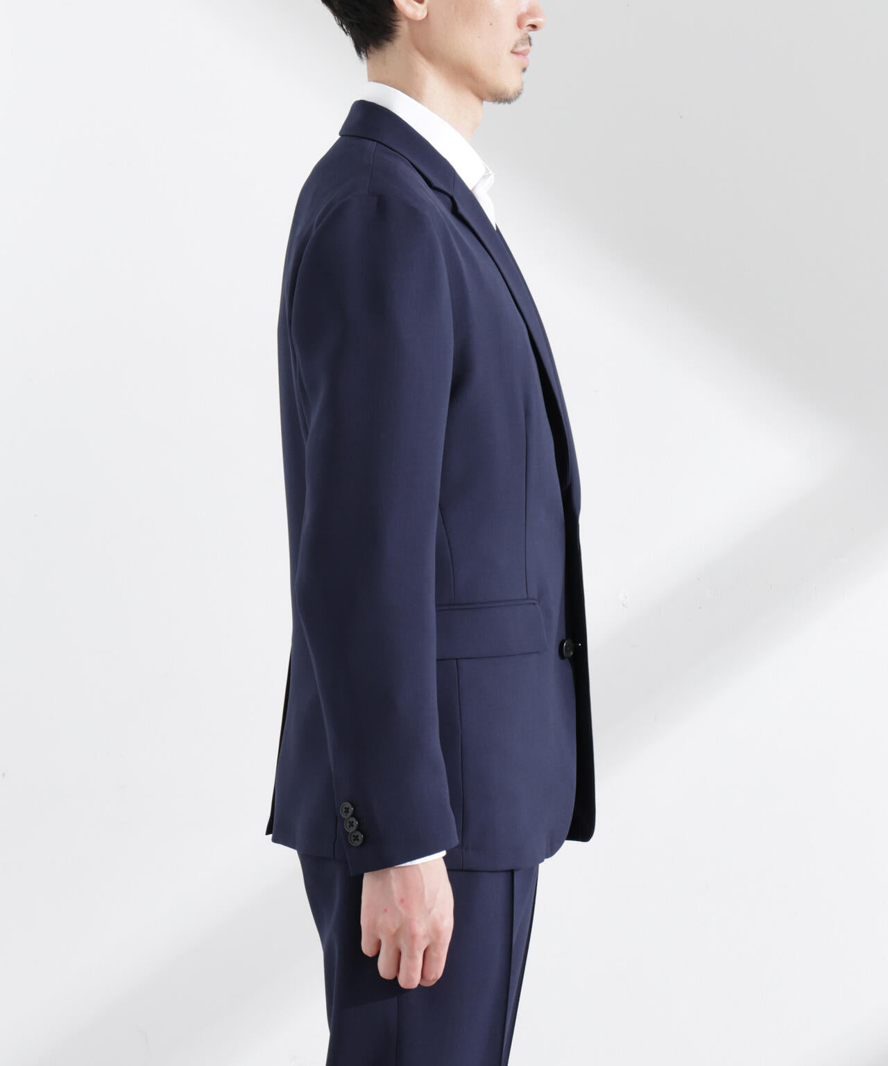「N JACKET PREMIUM」強撚ピケストレッチジャケット(セットアップ可)