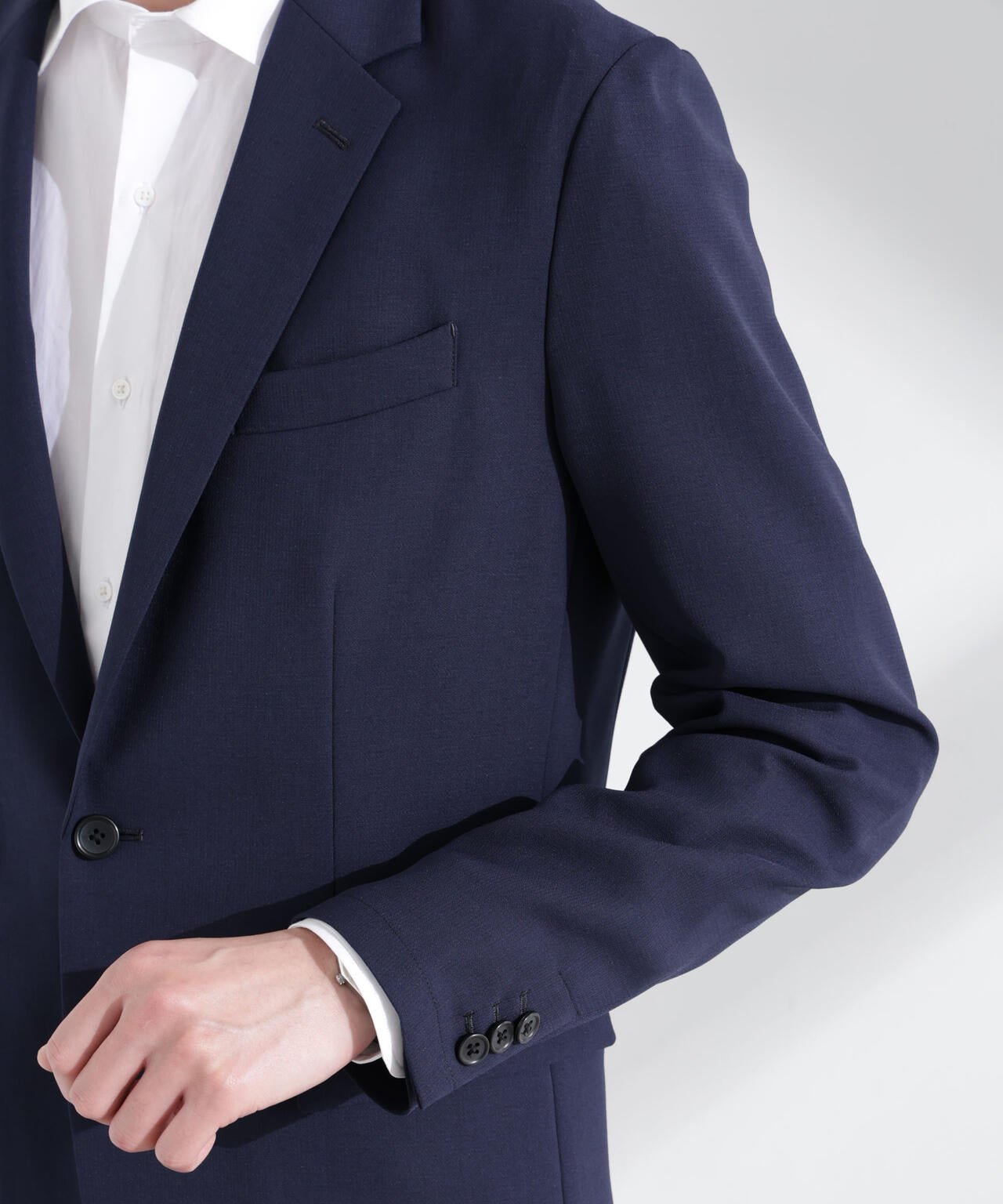 「N JACKET PREMIUM」強撚ピケストレッチジャケット(セットアップ可)