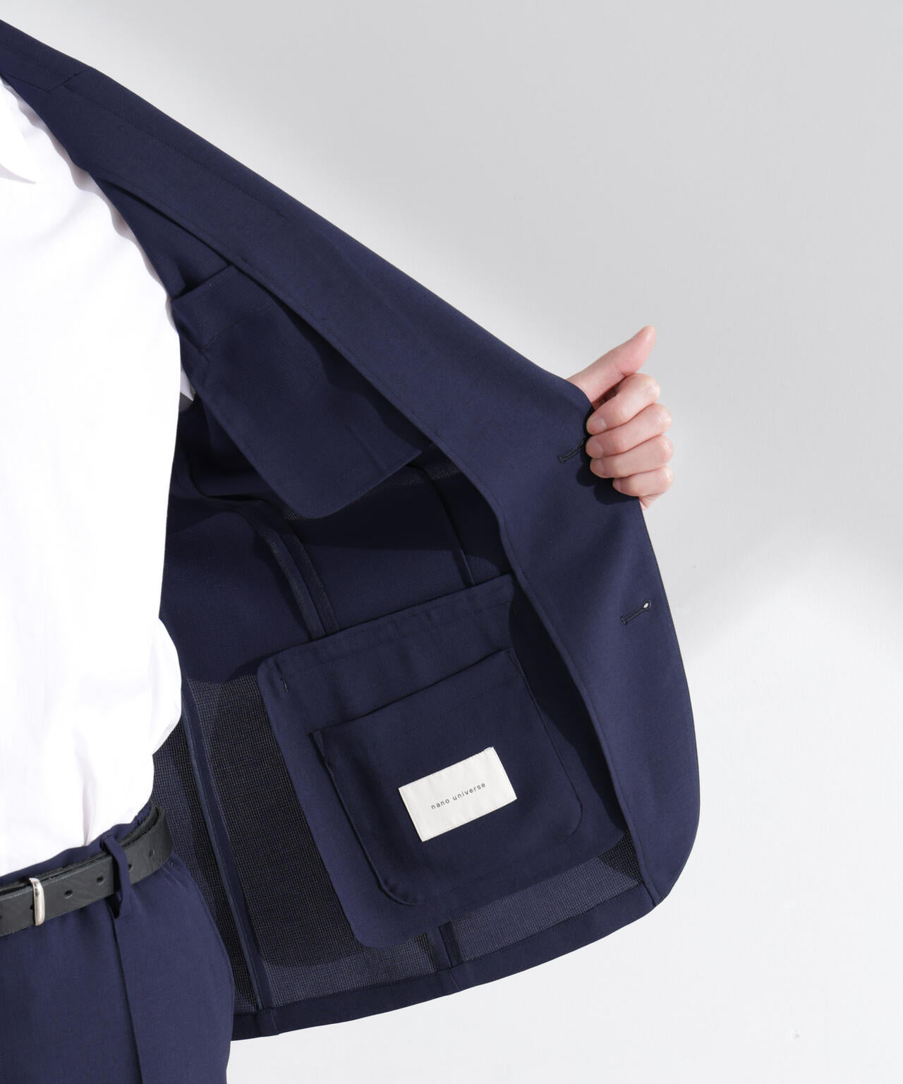 「N JACKET PREMIUM」強撚ピケストレッチジャケット(セットアップ可)