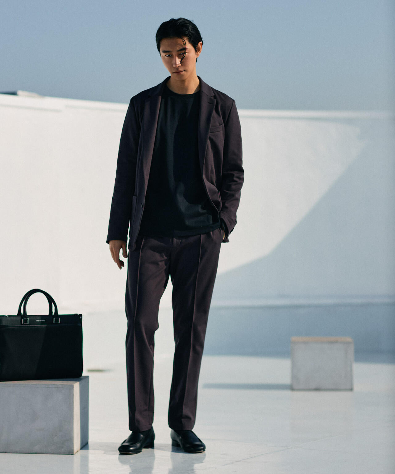 「N JACKET BASIC」TEXBRID(R)ポンチストレッチジャケット(セットアップ可)