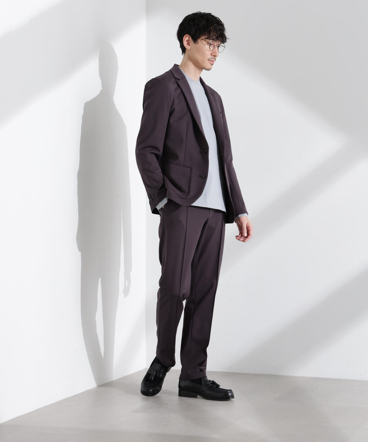 「N JACKET BASIC」TEXBRID(R)ポンチストレッチジャケット(セットアップ可)