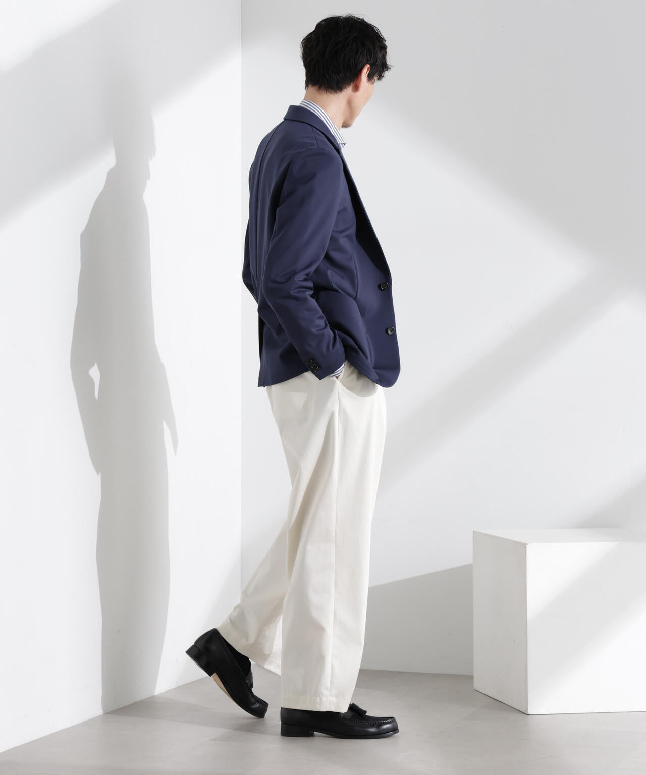 「N JACKET BASIC」TEXBRID(R)ポンチストレッチジャケット(セットアップ可)