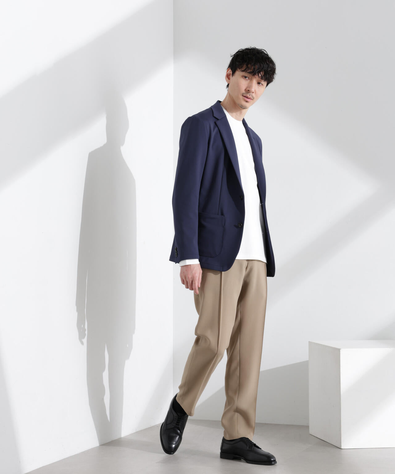 「N JACKET BASIC」TEXBRID(R)ポンチストレッチジャケット(セットアップ可)
