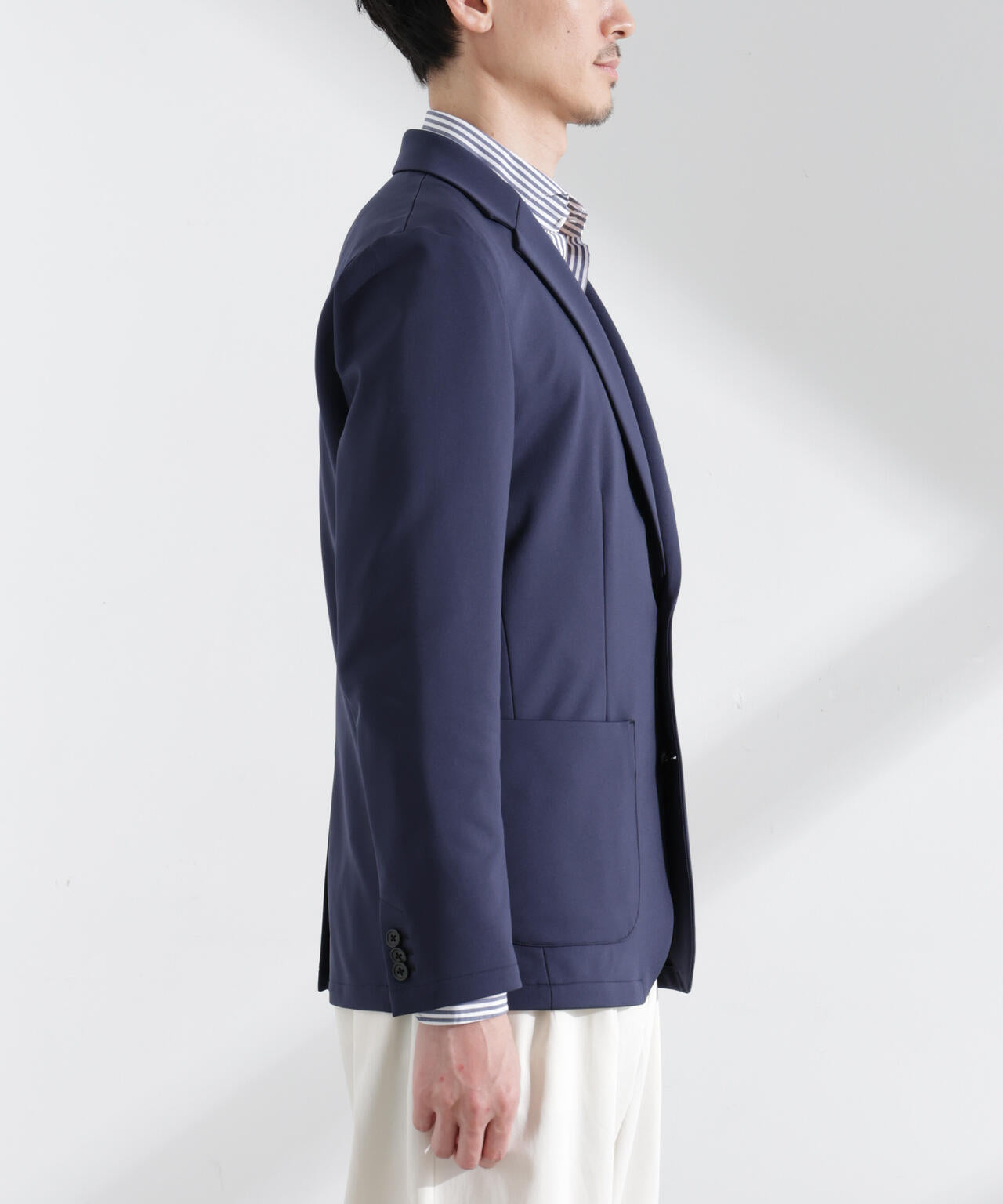 「N JACKET BASIC」TEXBRID(R)ポンチストレッチジャケット(セットアップ可)