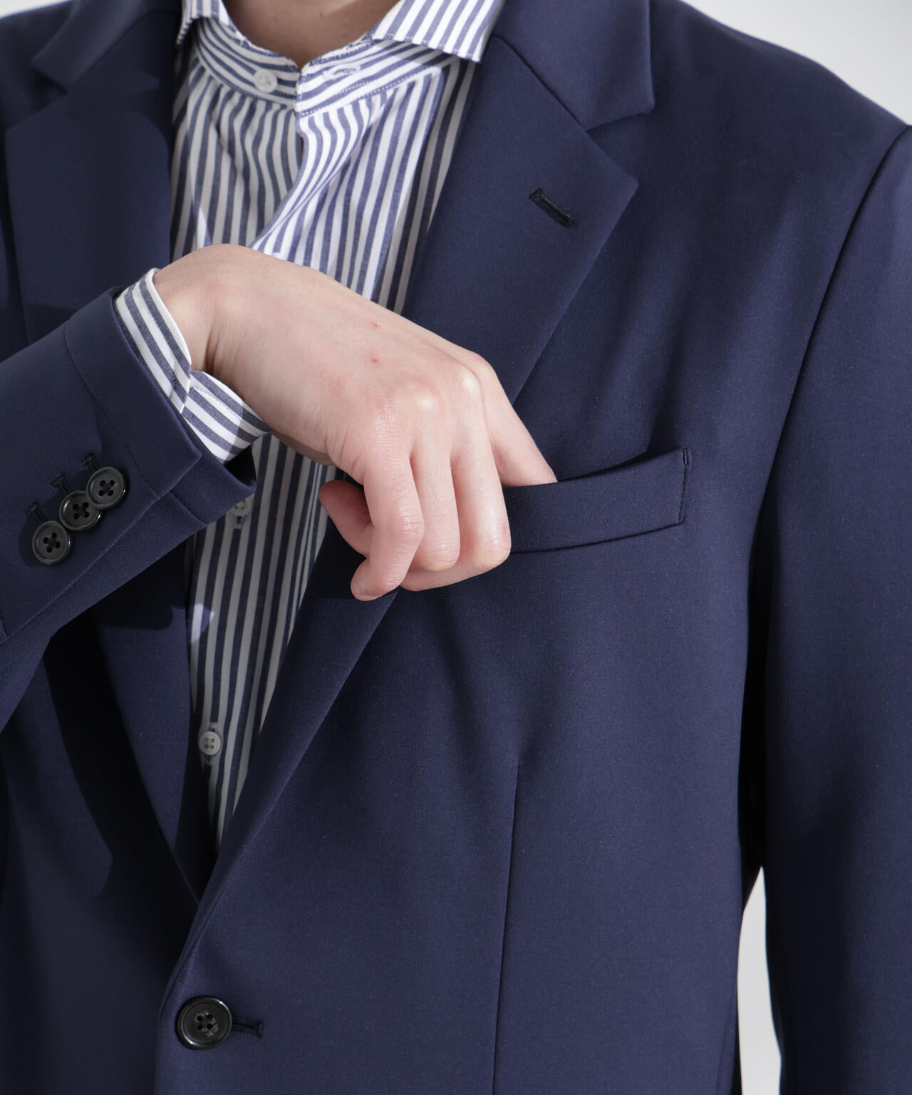 「N JACKET BASIC」TEXBRID(R)ポンチストレッチジャケット(セットアップ可)