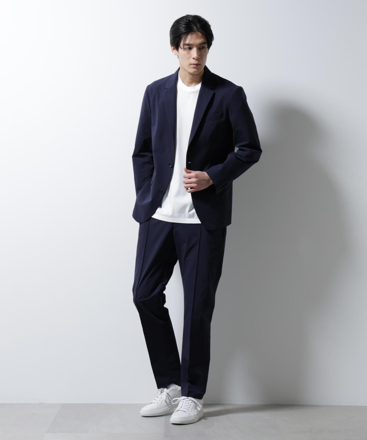 「N JACKET BASIC」ダントツオチール防汚テックストレッチジャケット(セットアップ可)