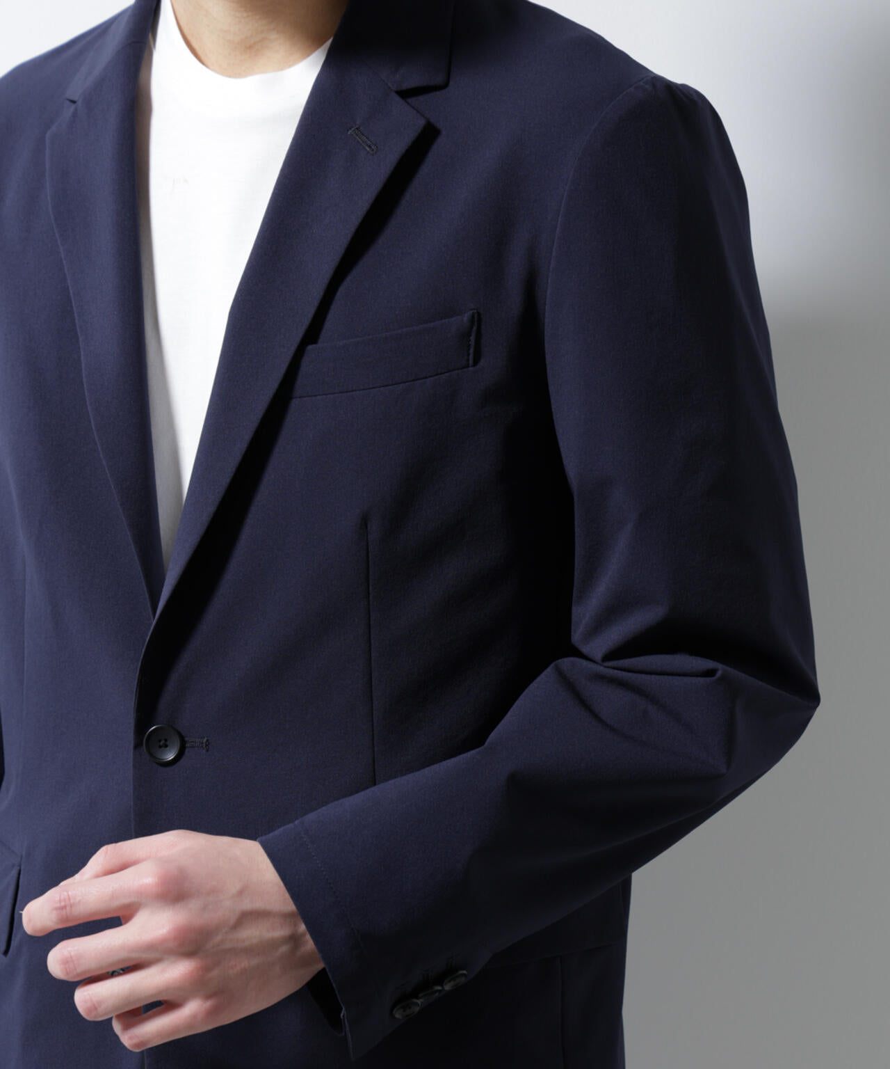 「N JACKET BASIC」ダントツオチール防汚テックストレッチジャケット(セットアップ可)