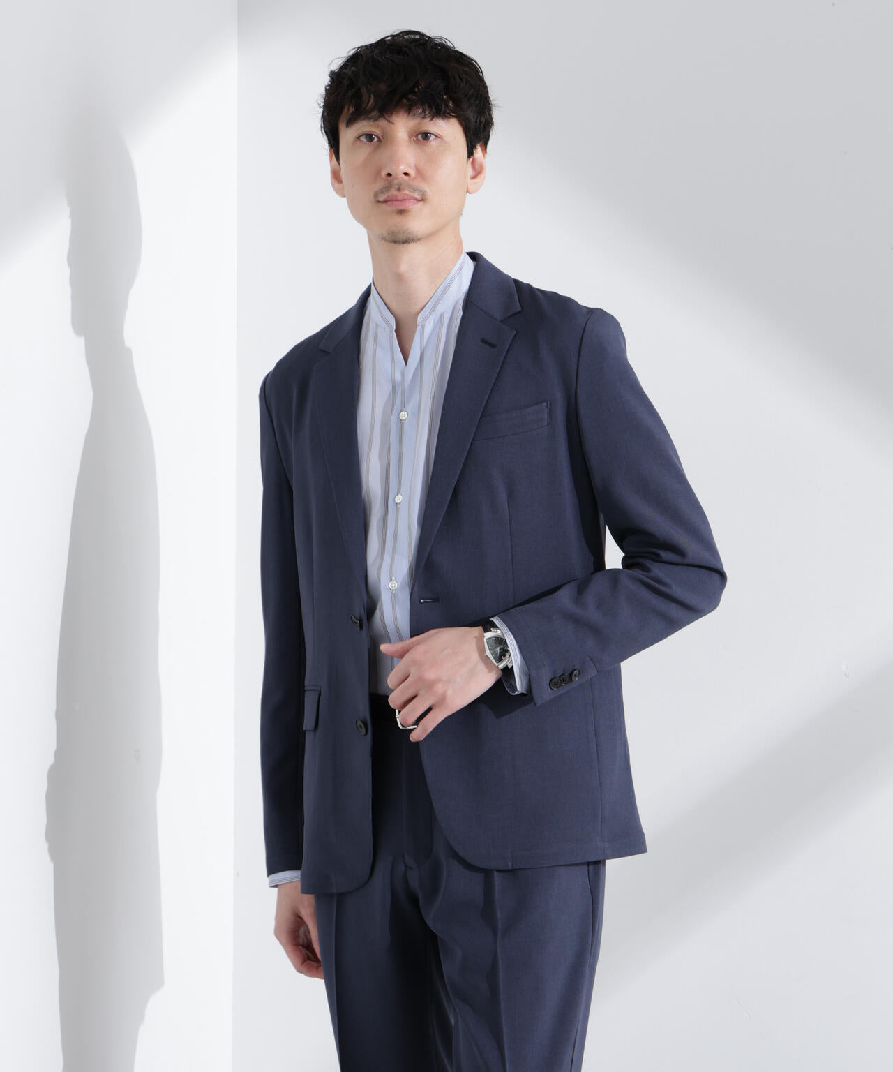 「Damerino」メランジドライツイル4WAYストレッチセットアップ