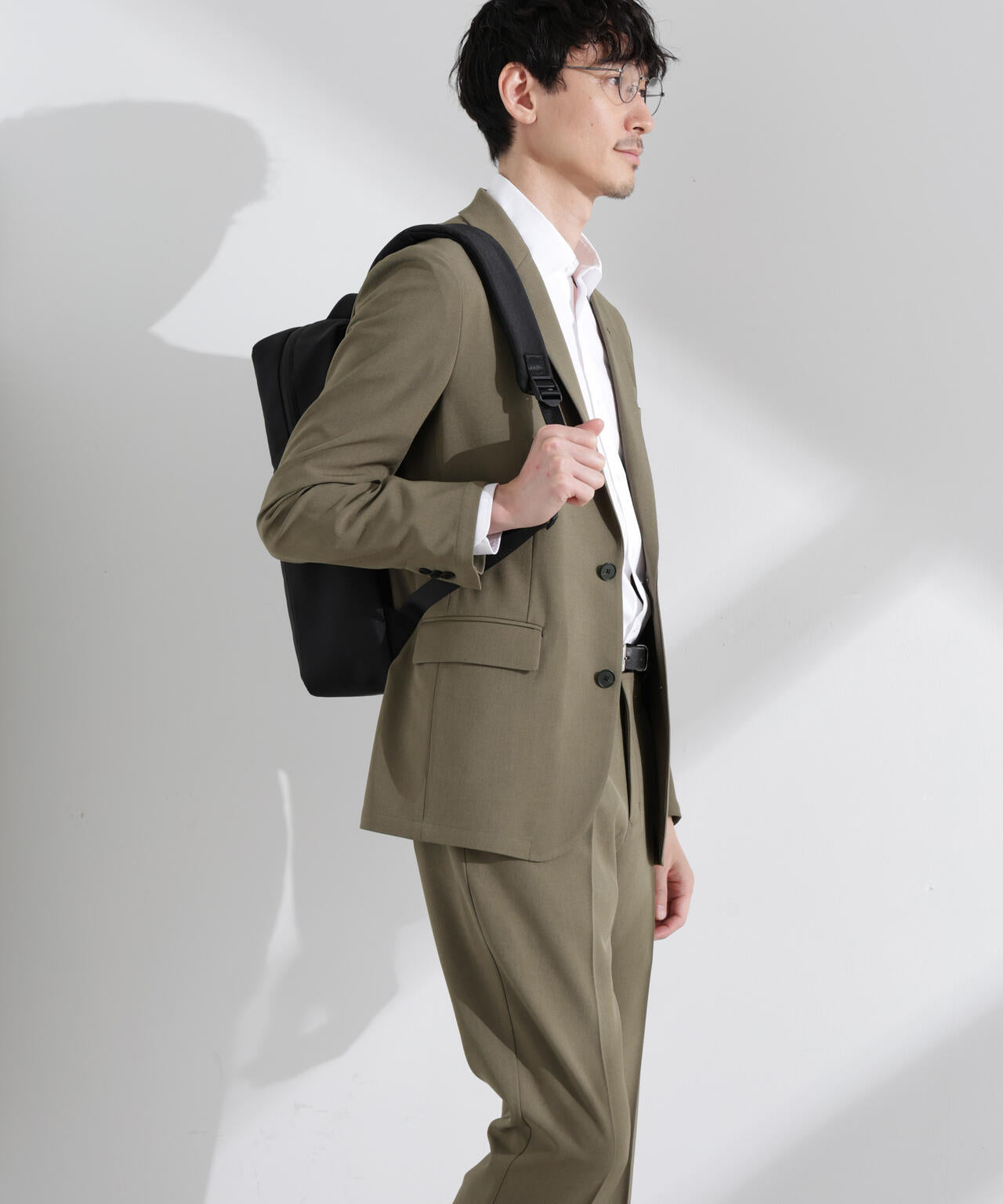 「Damerino」メランジドライツイル4WAYストレッチセットアップ