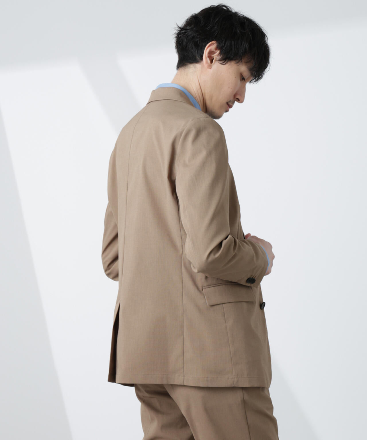｢Damerino｣TEXBRID(R)×ECOBLUEトロストレッチセットアップ