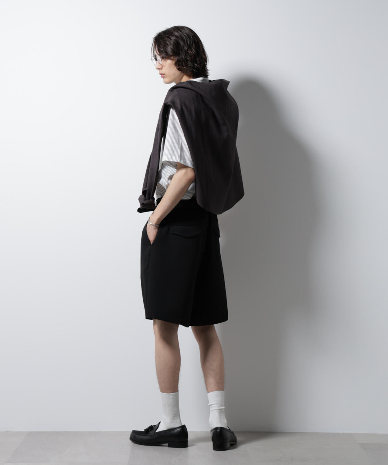 「ICE FLOW LINEN」バリエーションシャツ 半袖