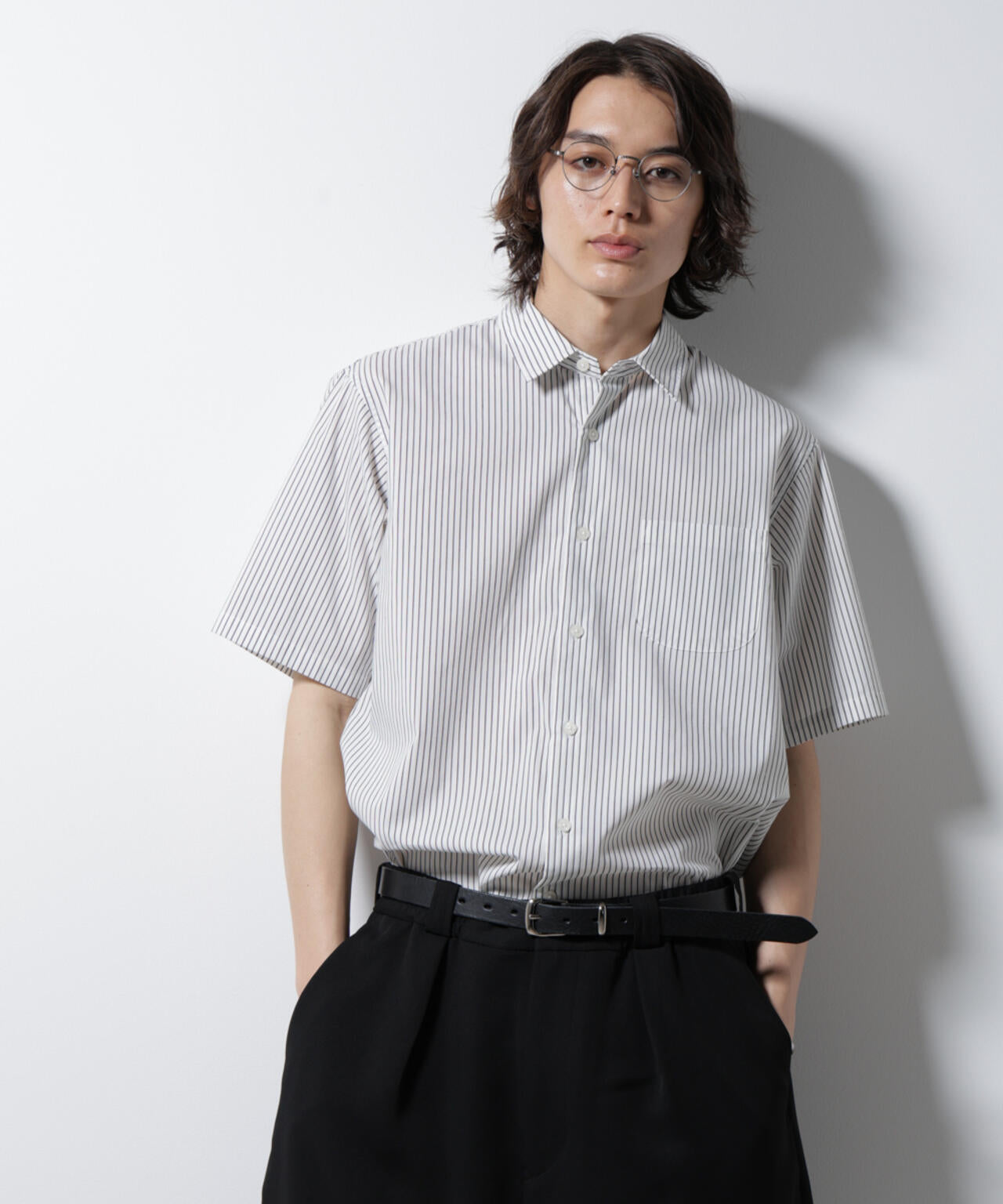 「ICE FLOW LINEN」バリエーションシャツ 半袖