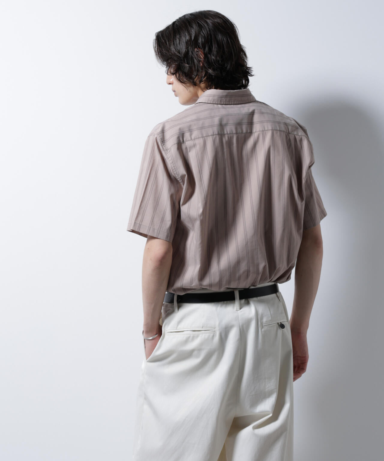 「ICE FLOW LINEN」バリエーションシャツ 半袖