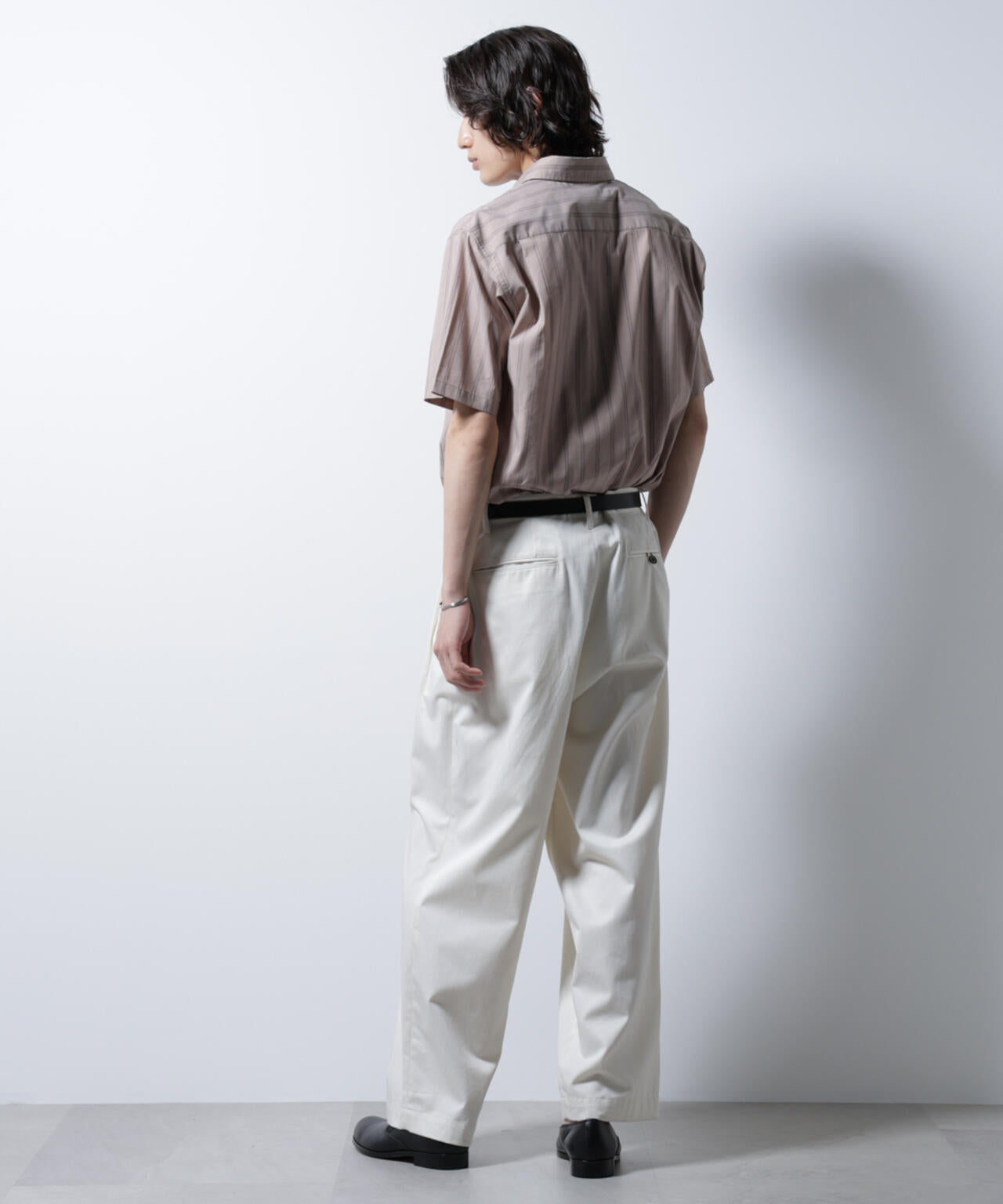 「ICE FLOW LINEN」バリエーションシャツ 半袖