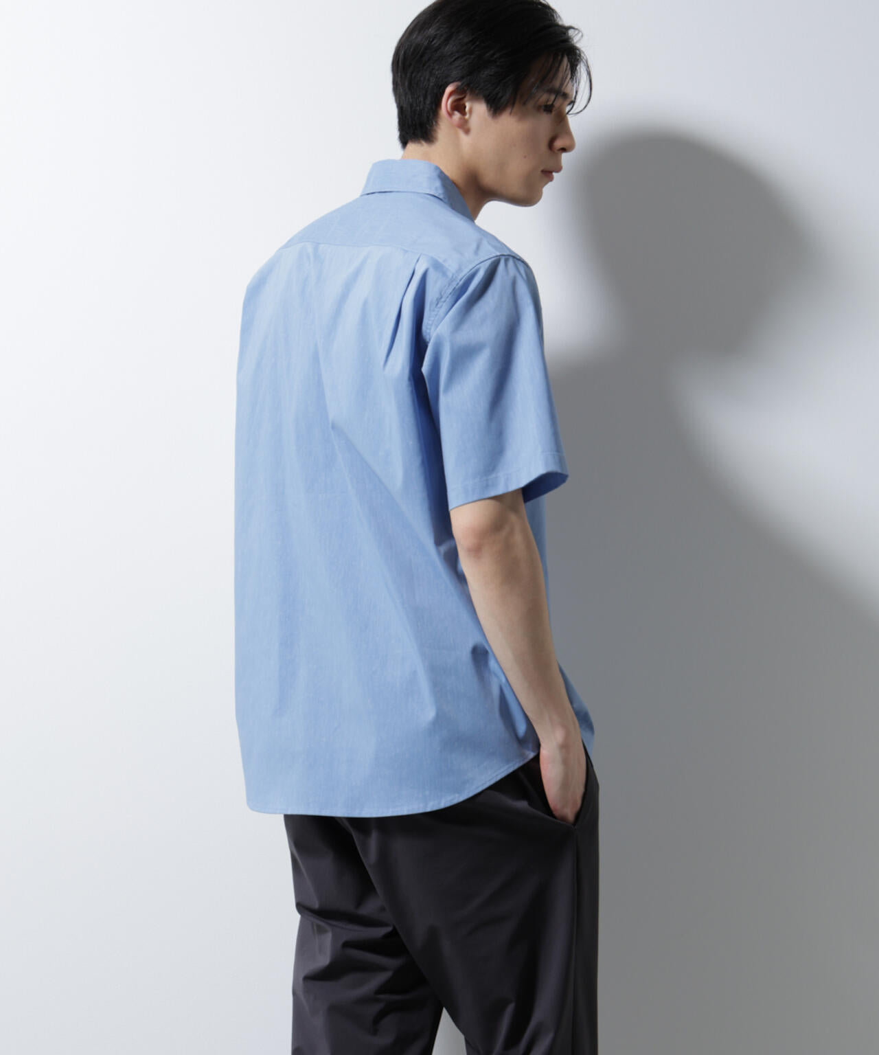 ｢ICE FLOW LINEN｣レギュラーカラーシャツ 半袖