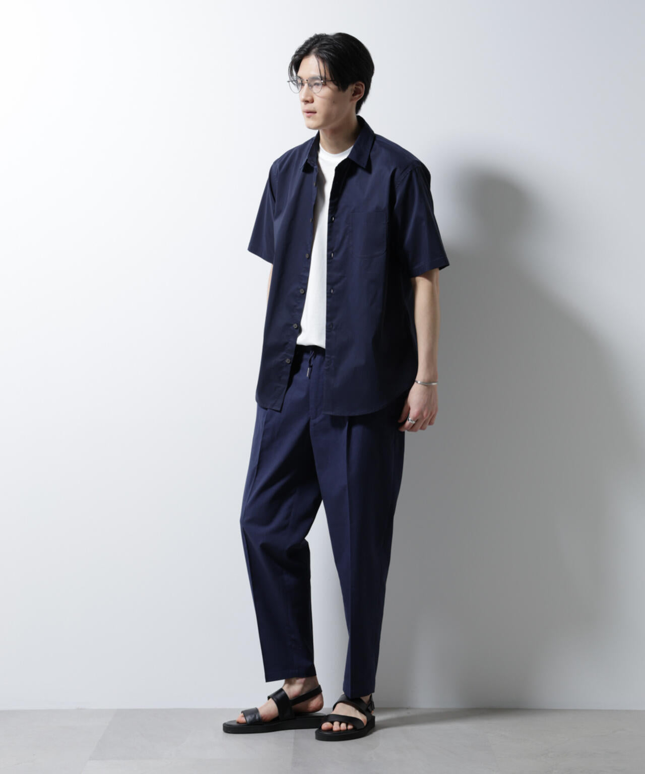｢ICE FLOW LINEN｣レギュラーカラーシャツ 半袖