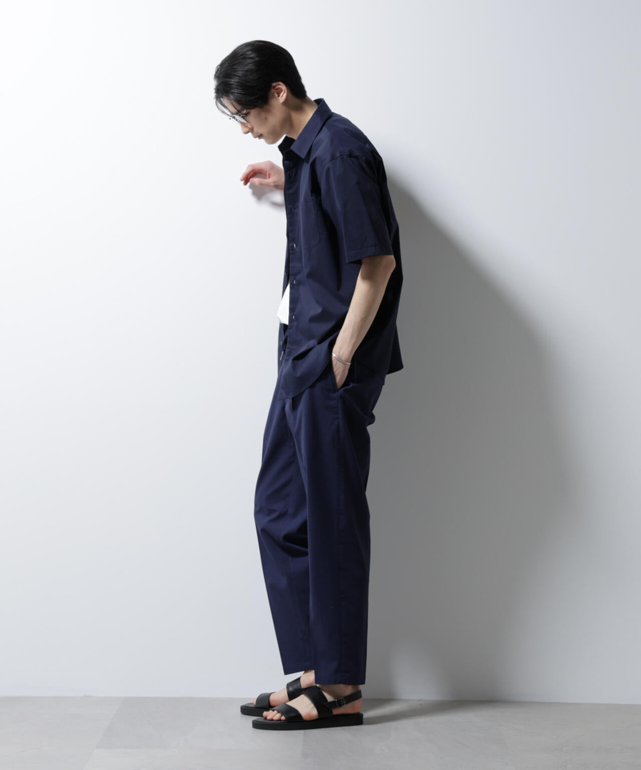 ｢ICE FLOW LINEN｣レギュラーカラーシャツ 半袖