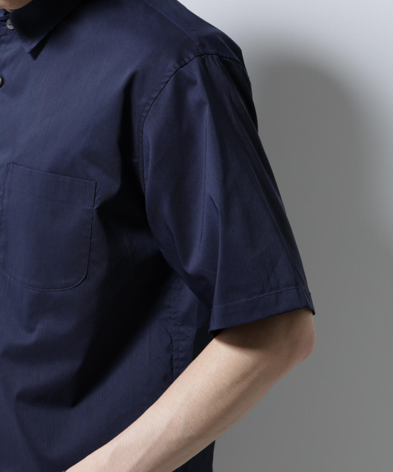 ｢ICE FLOW LINEN｣レギュラーカラーシャツ 半袖