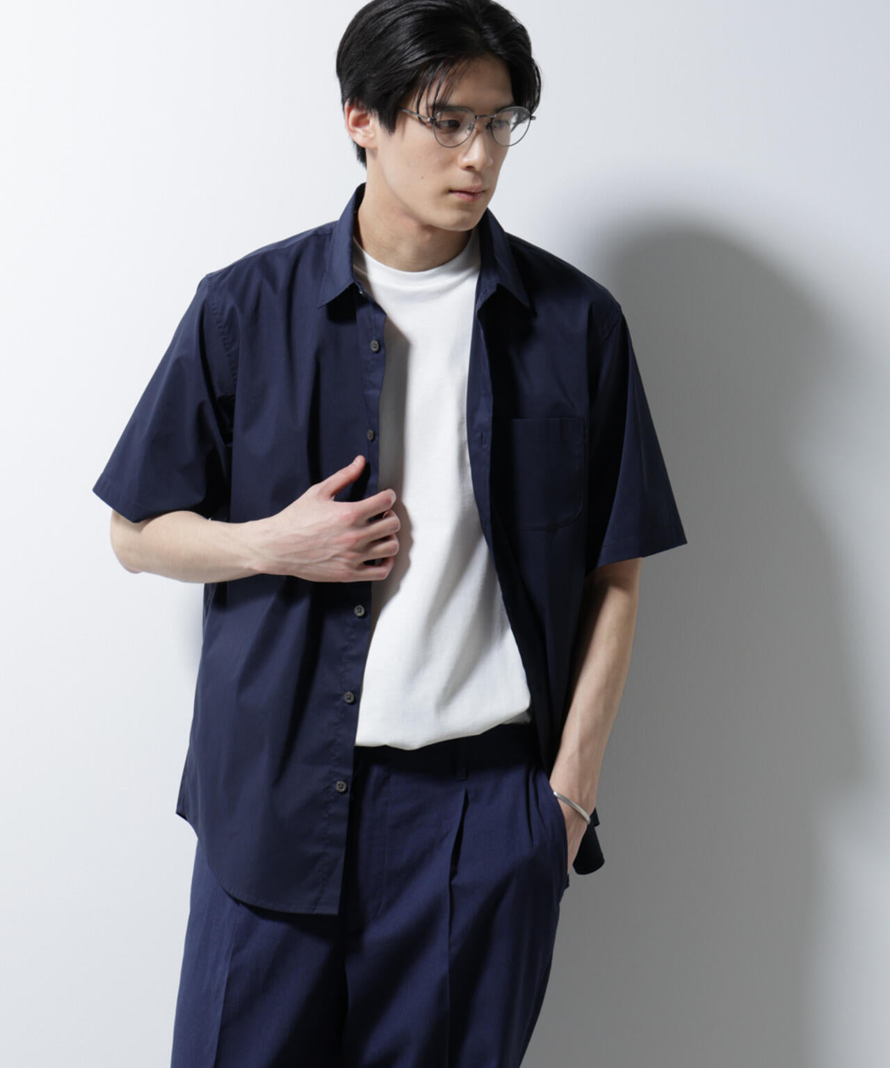 ｢ICE FLOW LINEN｣レギュラーカラーシャツ 半袖