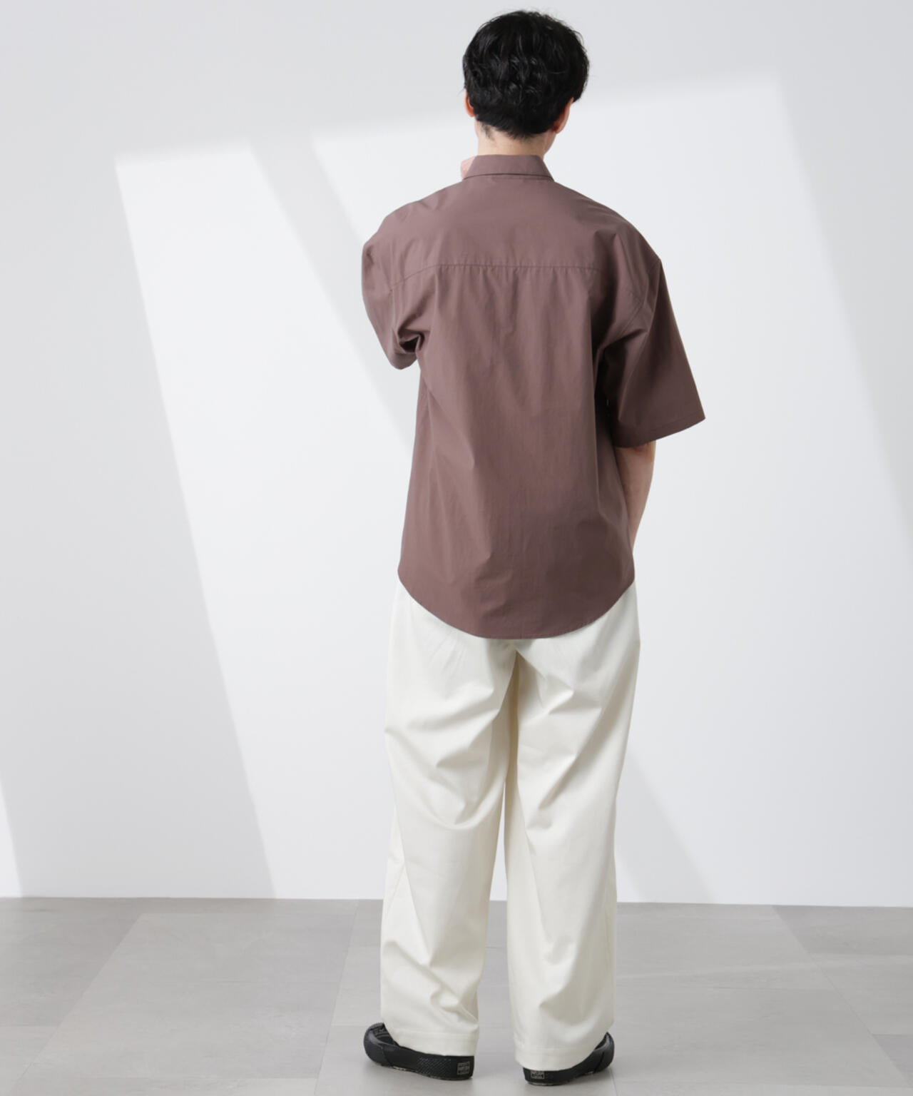 「大人のワイドシャツ」レギュラーカラー 半袖