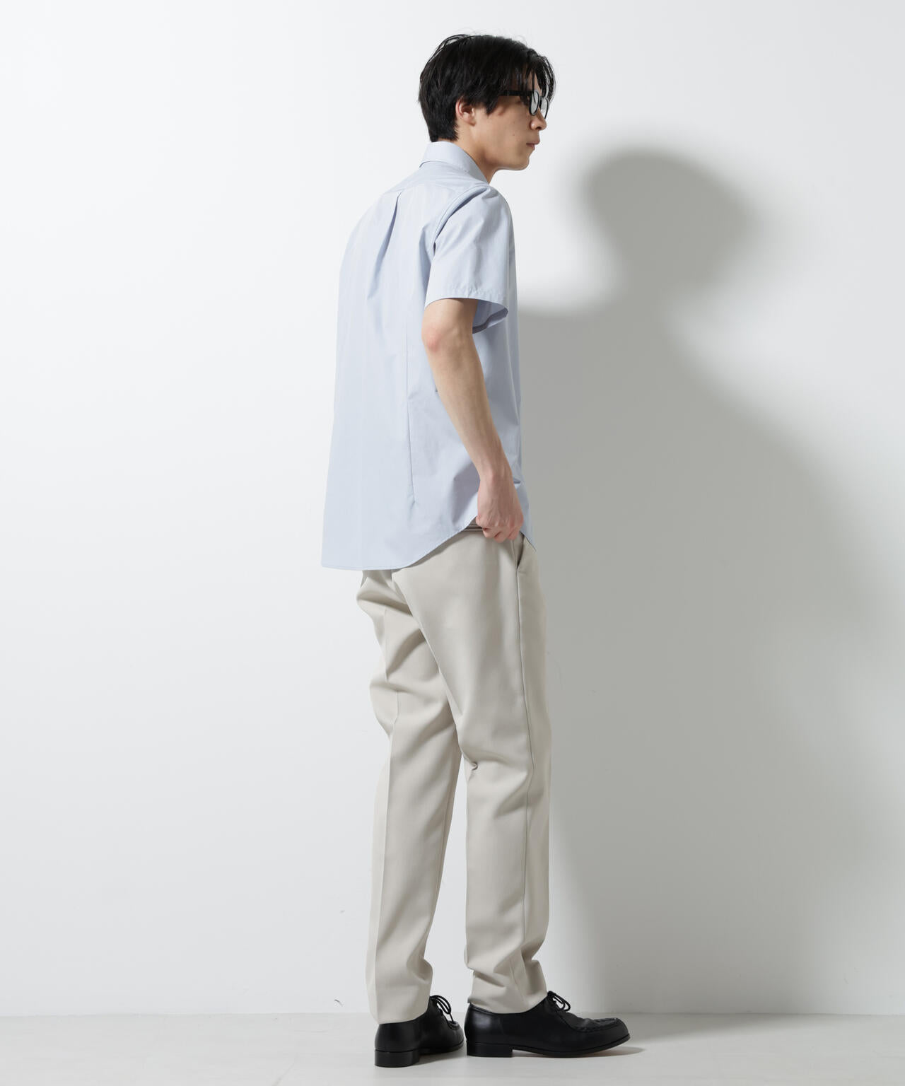 「N shirt」 速乾 セミワイドカラーシャツ半袖