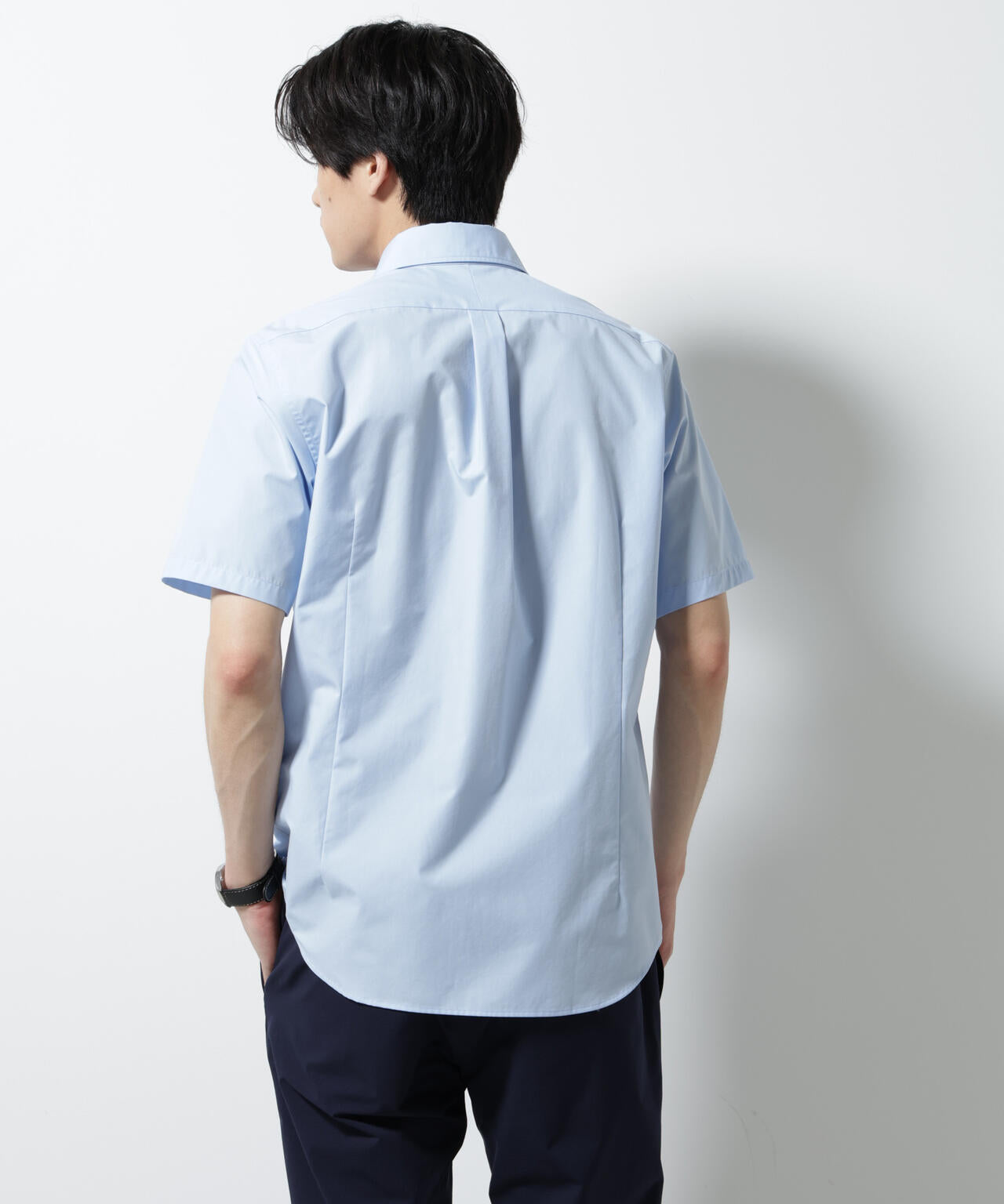 「N shirt」 速乾 セミワイドカラーシャツ半袖