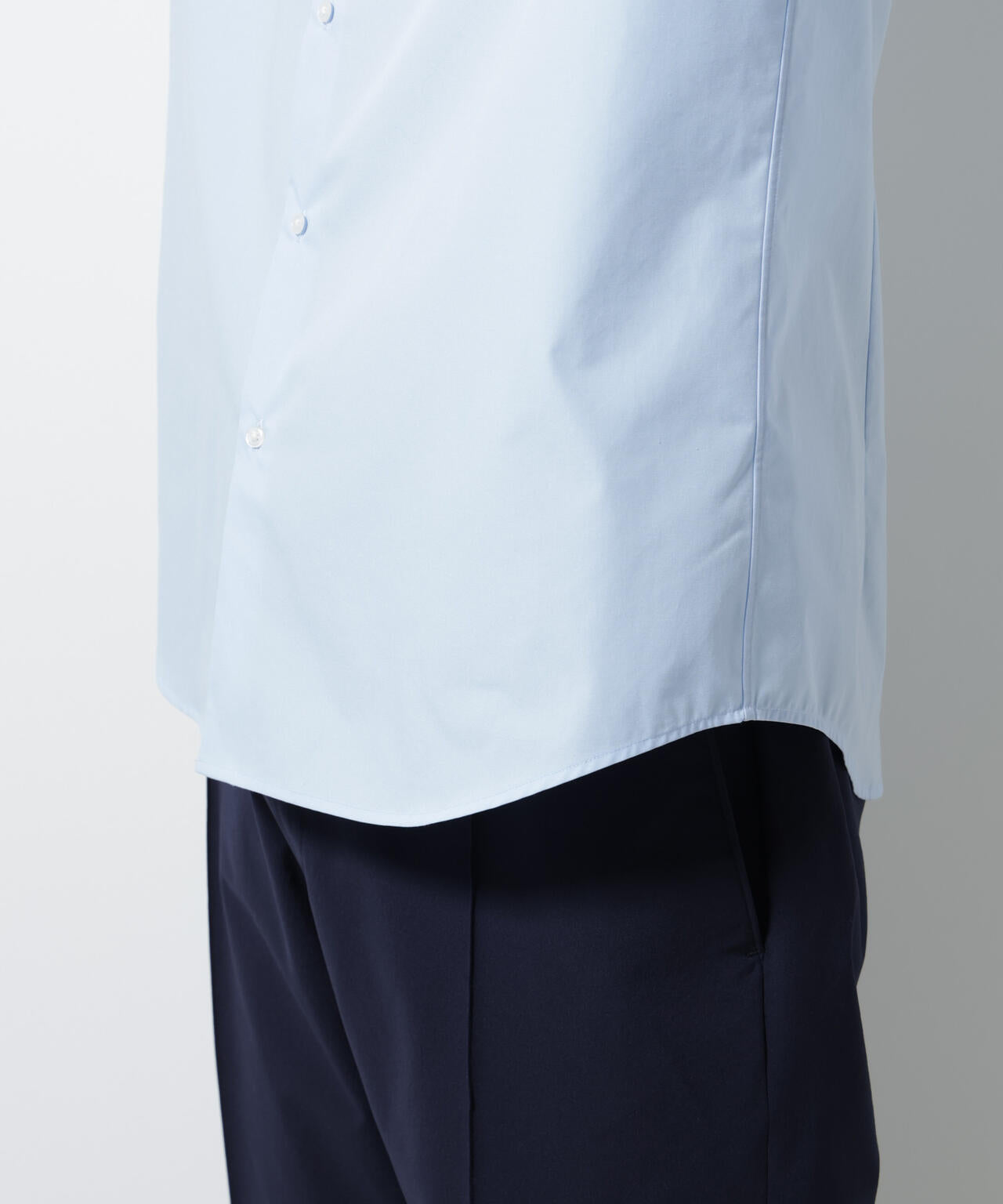 「N shirt」 速乾 セミワイドカラーシャツ半袖