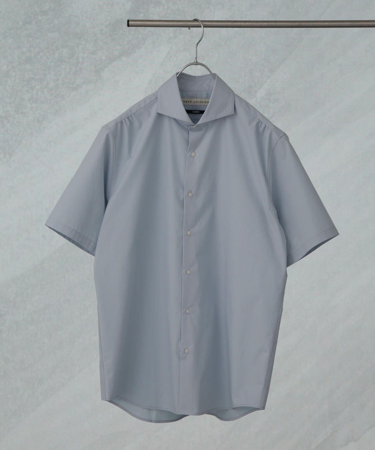 「N shirt」 速乾 ホリゾンタルカラーシャツ半袖