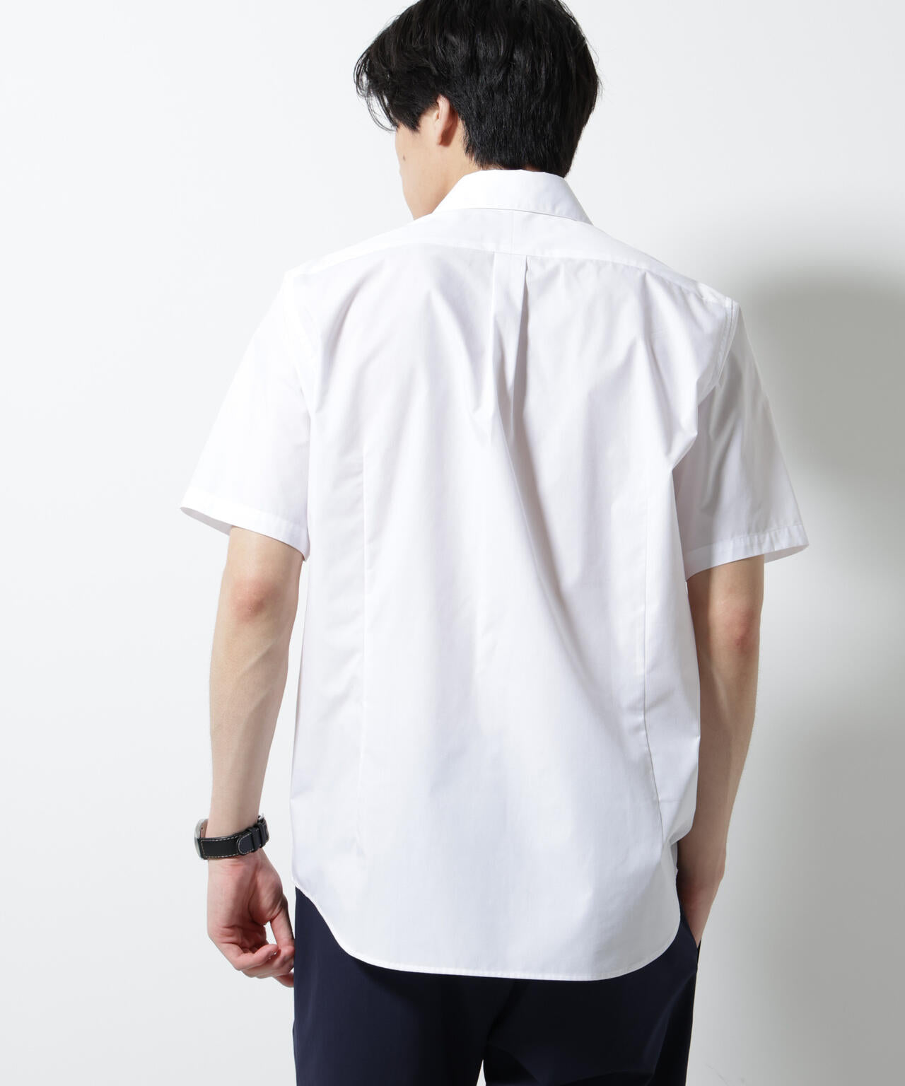 「N shirt」 速乾 ホリゾンタルカラーシャツ半袖