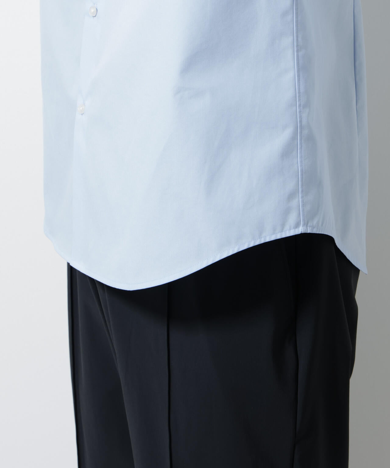「N shirt」 速乾 ホリゾンタルカラーシャツ半袖