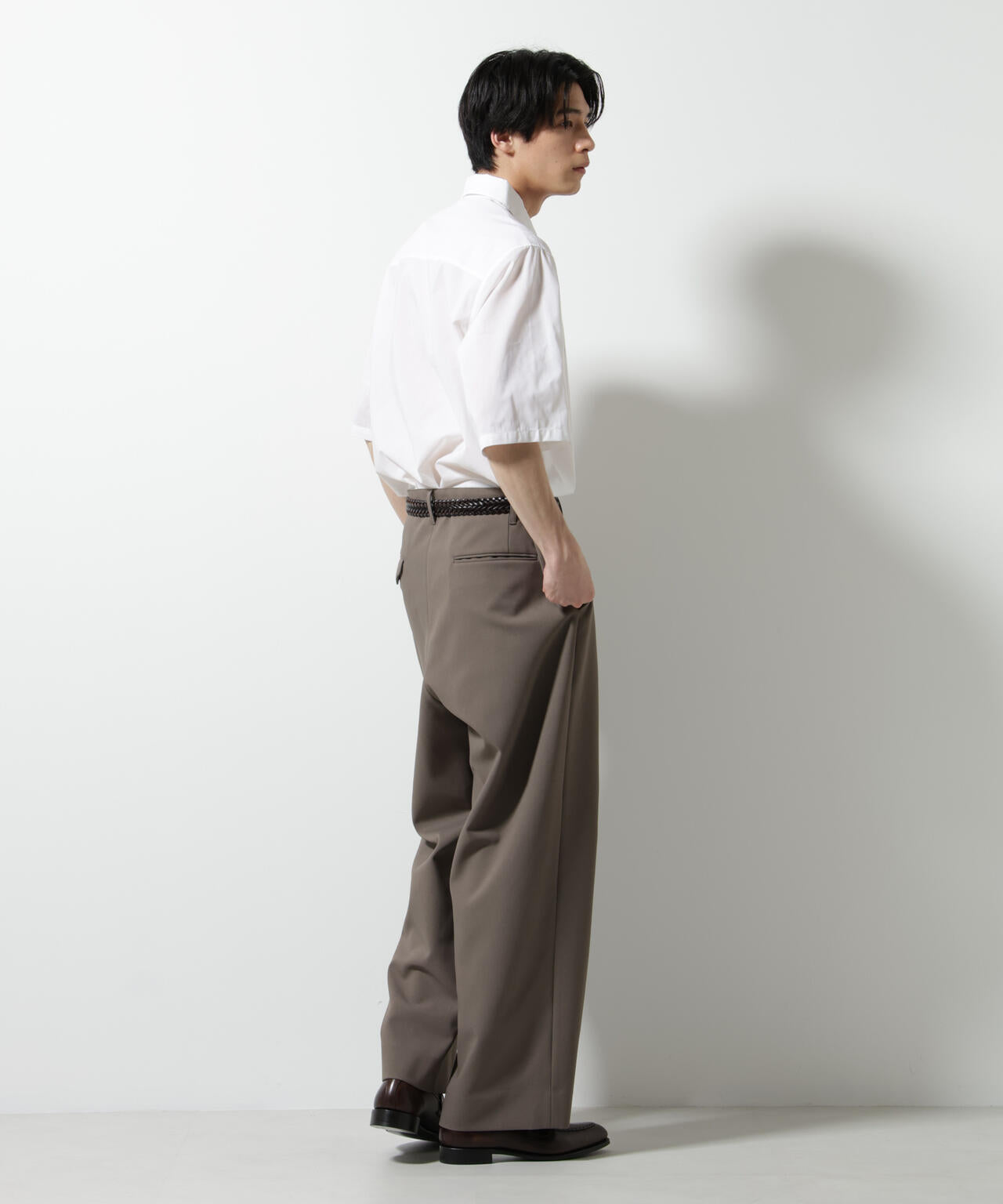 TEXBRID(R)レギュラーカラーシャツ 半袖
