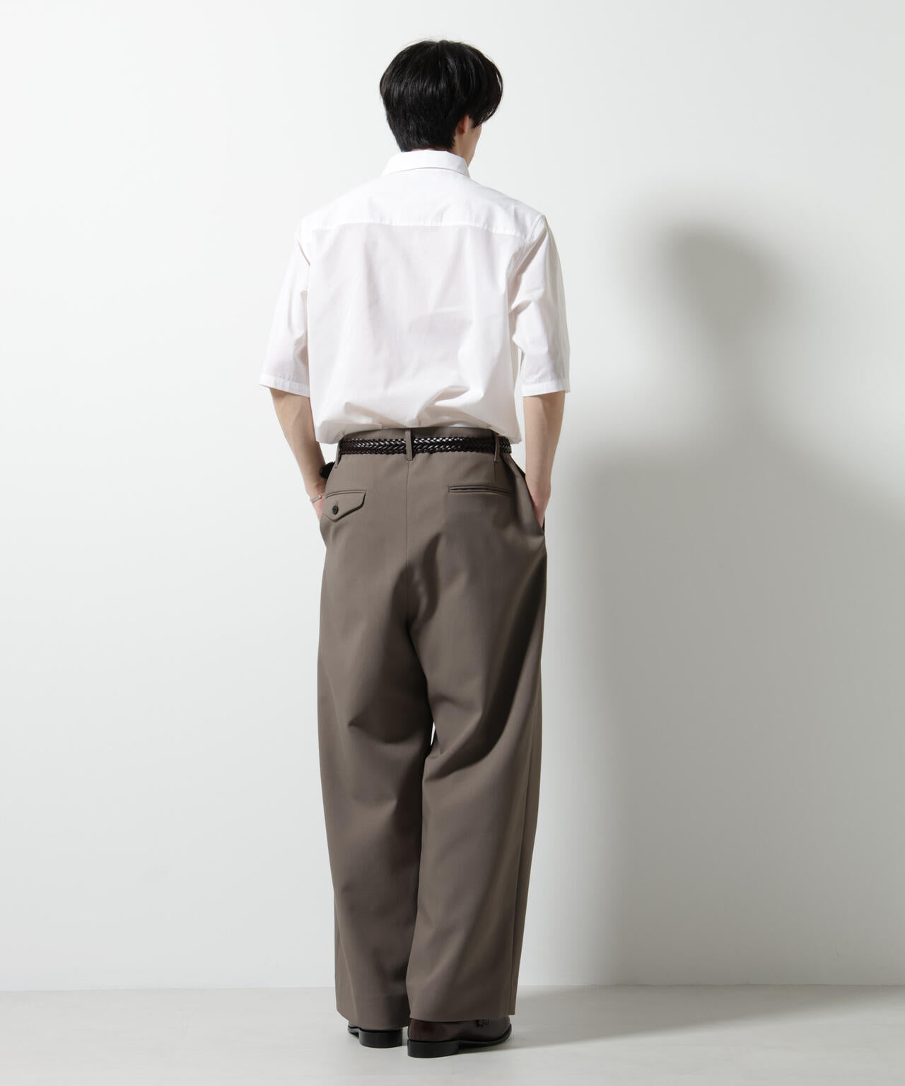 TEXBRID(R)レギュラーカラーシャツ 半袖