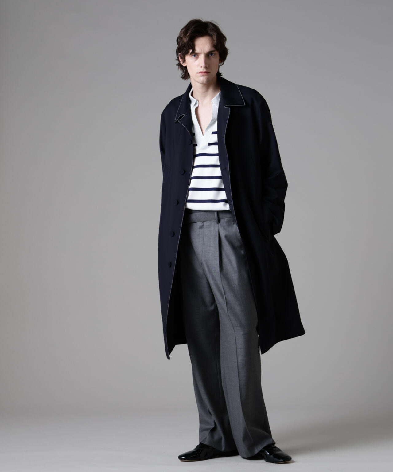｢ASSEMBLANC｣シルクブレンドヤーンバスクスキッパー