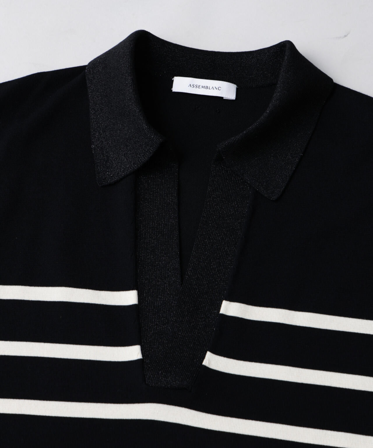 ｢ASSEMBLANC｣シルクブレンドヤーンバスクスキッパー