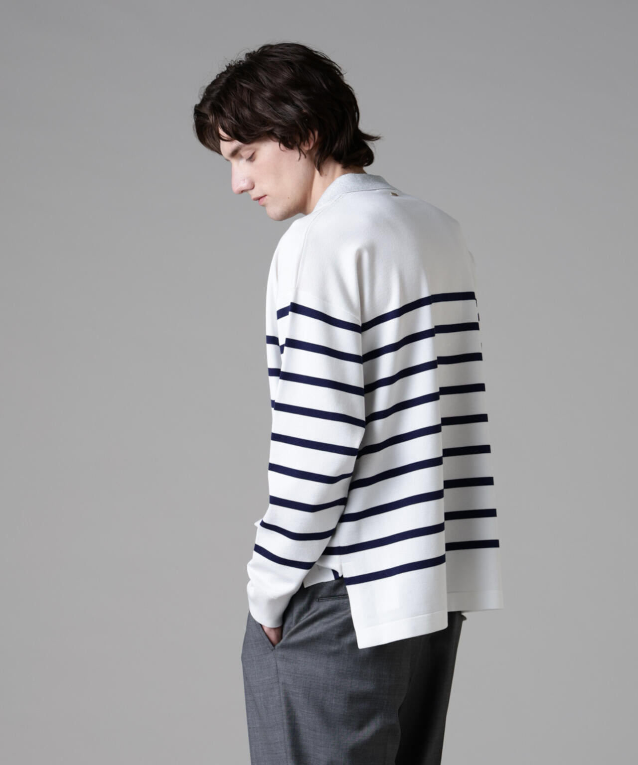 ｢ASSEMBLANC｣シルクブレンドヤーンバスクスキッパー