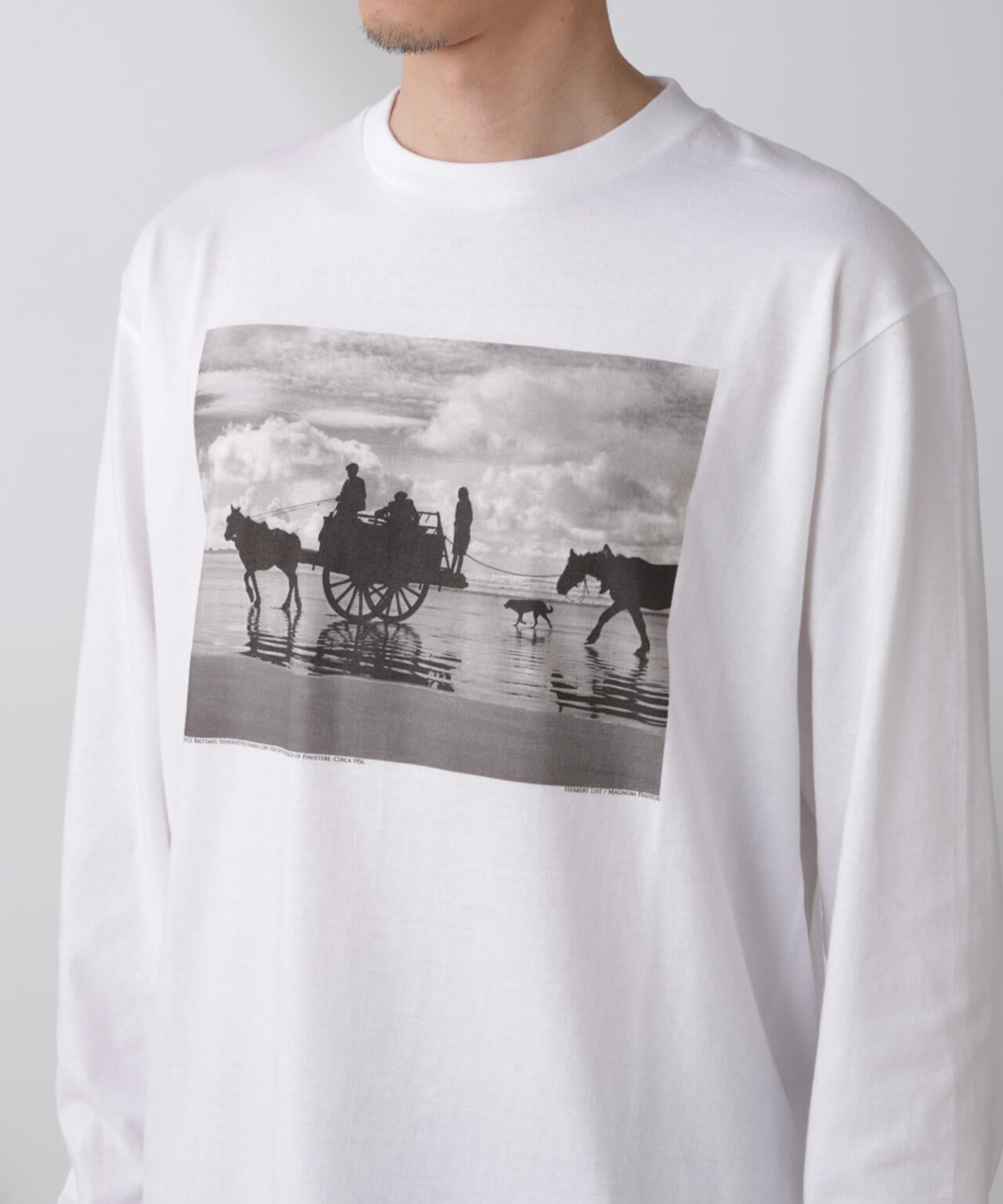 「着るアート」Herbert List/Magnum Photos Tシャツ長袖FRANCE