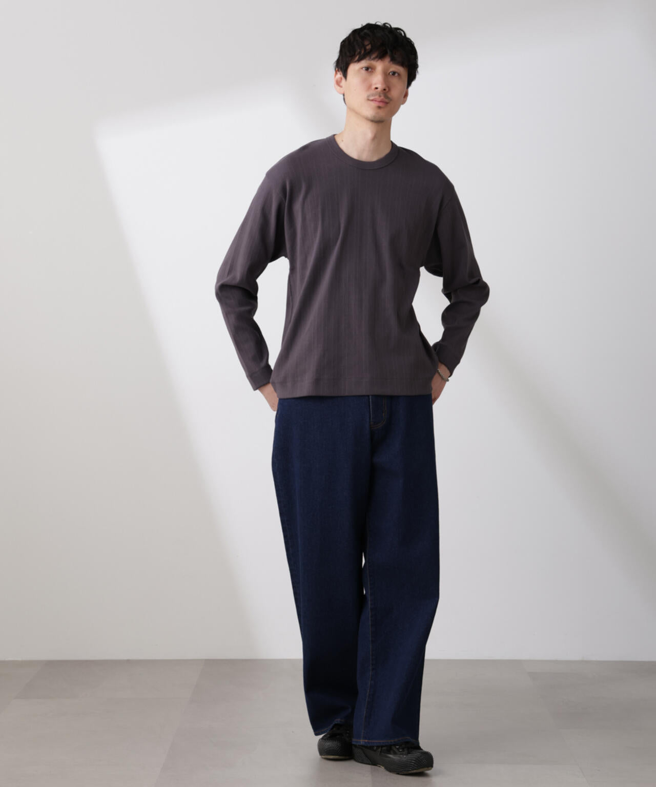 ランダムフライスロングスリーブTシャツ 長袖