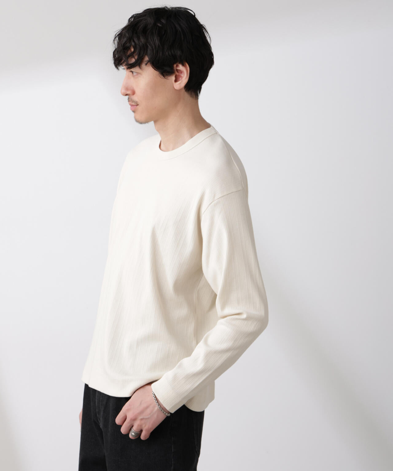 ランダムフライスロングスリーブTシャツ 長袖