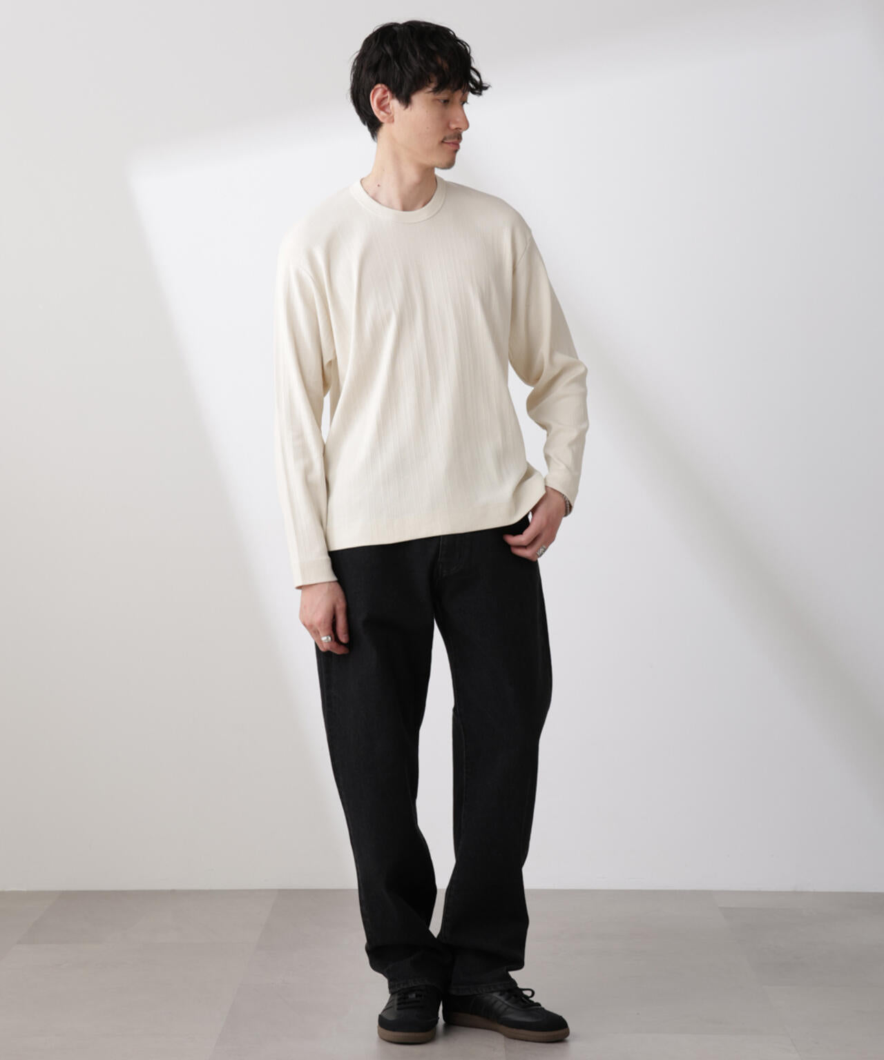 ランダムフライスロングスリーブTシャツ 長袖